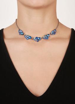 Blau - Petit Glamour - Halskette von Konplott